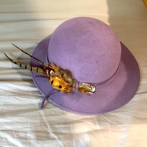 Vintage lavender hat